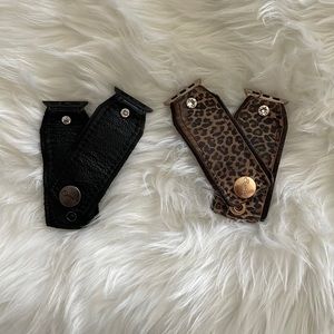 2 Spark*l watch bands. Size small 38/40 adapters.